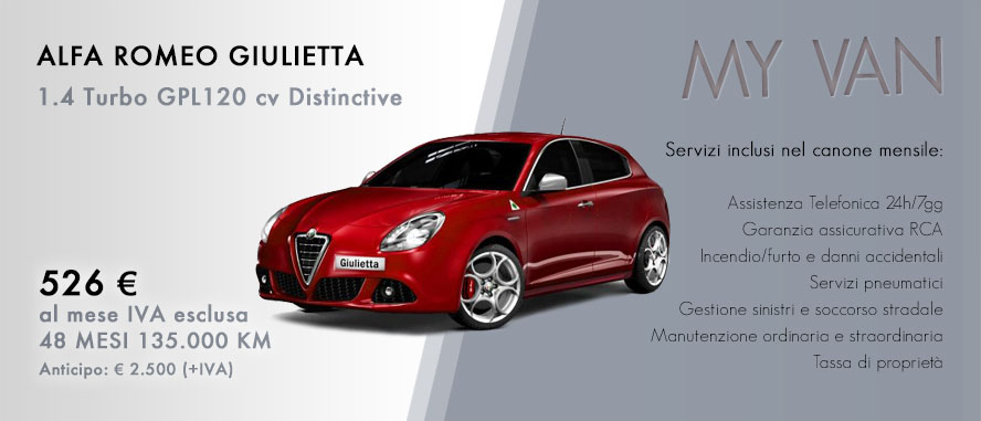 Alfa Romeo Giulietta 1.4 Turbo GPL120 cv Distinctive