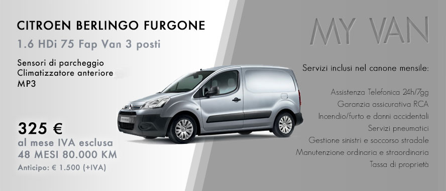 Citroen Berlingo Furgone 1.6 HDi 75 Fap Van