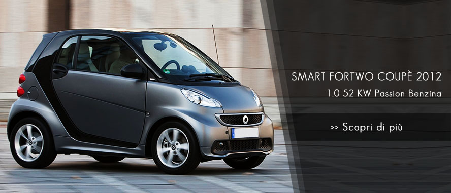 Smart Fortwo coupè 2012 1.0  52 KW Passion benzina 