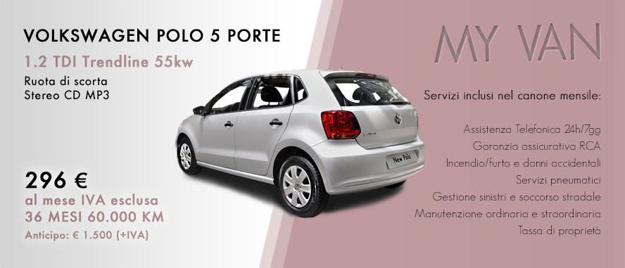 Volkswagen Polo 5 porte 1.2 TDI Trendline 55kw